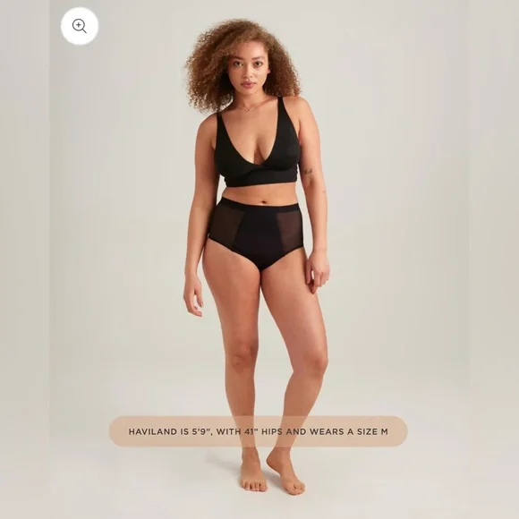 NIB Saalt Leakproof French Cut High Waist Underwear - Picture 11 of 16